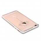 Apple iPhone 6s Devia Iris Diamond silikoninis skaidrus permatomas auksinis dėklas su kristalais