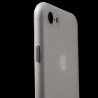 Ploniausias pasaulyje plastikinis skaidrus Apple iPhone 7 (iPhone 8) baltas dėklas - nugarėlė