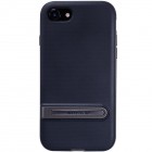 Nillkin Youth Kickstand sustiprintos apsaugos Apple iPhone 7 (iPhone 8) juodas kieto silikono (TPU) ir plastiko dėklas
