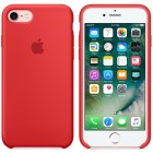 Oficialus „Apple“ Silicone Case raudonas silikoninis TPU Apple iPhone 7 (iPhone 8) dėklas (MMW82ZM/A)