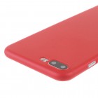 Ploniausias pasaulyje plastikinis skaidrus Apple iPhone 7 Plus (iPhone 8 Plus) raudonas dėklas - nugarėlė