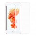 iPhone 6 Plus (6s+) Tempered Glass sustiprintos apsaugos skaidrus pilnai dengiantis apsauginis ekrano stiklas su silikoniniais (TPU) apvadais - kraštais 0,3 mm
