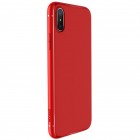 JOYROOM Screen Apple iPhone X (iPhone Xs) raudonas kieto silikono dėklas