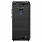 Nokia C21 „Carbon“ kieto silikono TPU juodas dėklas - nugarėlė | Priedai.lt