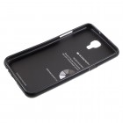 LG X-Screen (K500N) juodas Mercury kieto silikono (TPU) dėklas - nugarėlė