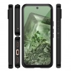 Google Pixel 8A „Carbon“ kieto silikono TPU juodas dėklas - nugarėlė | Priedai.lt