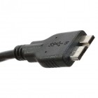 Juodas micro USB 3.0 laidas (1 metras) 