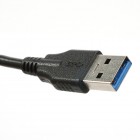 Juodas micro USB 3.0 laidas (1 metras) 