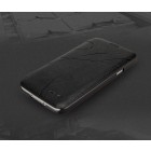 „Kalaideng“ Oscar atverčiamas juodas odinis Samsung Galaxy S5 (S5 Neo) dėklas - knygutė