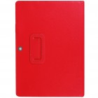 Lenovo IdeaTab MIIX 320 10.1 atverčiamas Litchi raudonas odinis dėklas - knygutė