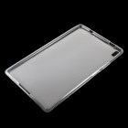 Lenovo Tab4 8 Plus (TB-8704F/N) kieto silikono (TPU) matinis dėklas skaidrus - nugarėlė