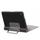 Lenovo Yoga Tab 11 atverčiamas bordo odinis dėklas - knygutė