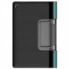 Lenovo Yoga Tab 11 atverčiamas žalias odinis dėklas - knygutė