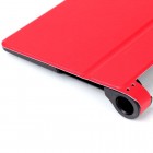 Lenovo Yoga Tab 3 8-50 atverčiamas raudonas odinis dėklas (sulankstomas) 
