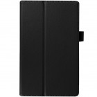 Lenovo Tab2 A8-50 (Tab3 8.0) atverčiamas Litchi juodas odinis dėklas - knyguė
