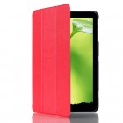 LG G Pad II 10.1" (LG G Pad 2 10.1" LTE V940) atverčiamas raudonas odinis dėklas - knygutė