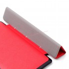 LG G Pad II 10.1" (LG G Pad 2 10.1" LTE V940) atverčiamas raudonas odinis dėklas - knygutė