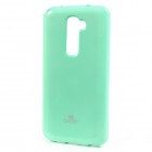 LG G2 D802 mėtinis Mercury kieto silikono (TPU) dėklas