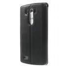 Roar Noble atverčiamas LG G3 D855 (D850, D851) juodas odinis dėklas