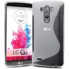 LG G3 D855 (D850, D851) „S-Line“ kieto silikono skaidrus TPU dėklas - nugarėlė