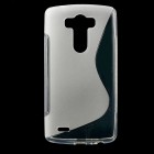 LG G3 D855 (D850, D851) „S-Line“ kieto silikono skaidrus TPU dėklas - nugarėlė