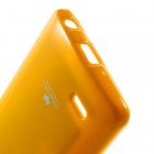 LG G3 S (Beat) D722 geltonas Mercury kieto silikono (TPU) dėklas