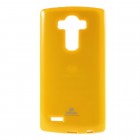 LG G4 (H815) geltonas Mercury kieto silikono (TPU) dėklas