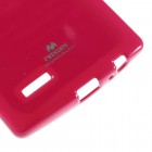 LG G4 (H815) tamsiai rožinis Mercury kieto silikono (TPU) dėklas