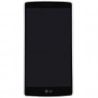 LG G4 (H815) Nillkin Frosted Shield baltas plastikinis dėklas + apsauginė ekrano plėvelė