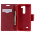 LG G4c (H525) Mercury rožinis atverčiamas dėklas - piniginė