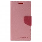 LG G4c (H525) Mercury rožinis atverčiamas dėklas - piniginė