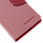 LG G4c (H525) Mercury rožinis atverčiamas dėklas - piniginė