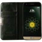 LG G5 (H850) „Kalaideng“ Royale atverčiamas juodas odinis  dėklas
