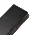 LG G6 (H870) atverčiamas juodas odinis Casual dėklas - piniginė 