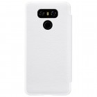 Prabangus „Nillkin“ Qin serijos baltas odinis atverčiamas LG G6 H870 dėklas 