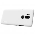 LG G7 ThinQ Nillkin Frosted Shield baltas plastikinis dėklas + apsauginė ekrano plėvelė
