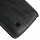 LG K4 (K120E) „View Window“ juodas odinis atverčiamas dėklas su langeliu