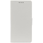 LG K40 baltas odinis atverčiamas dėklas - knygutė