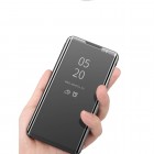 LG K42 (K52) plastikinis atverčiamas juodas dėklas