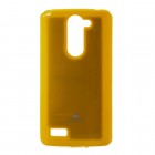 LG L Bello (D331, D335) geltonas Mercury kieto silikono (TPU) dėklas