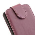 Atverčiamas odinis rožinis LG Nexus 5 E980 dėklas
