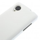 LG Nexus 5 Mercury baltas kieto silikono tpu dėklas - nugarėlė