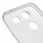 LG Nexus 5X skaidrus (permatomas) silikoninis TPU ploniausias pasaulyje pilkas dėklas