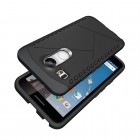 Sustiprintos apsaugos LG Nexus 5X juodas kieto silikono (TPU) ir plastiko dėklas