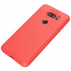 LG V30 (H930) „FOCUS“ kieto silikono TPU raudonas dėklas - nugarėlė