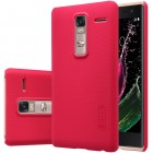 LG Zero (H650E) Nillkin Frosted Shield raudonas plastikinis dėklas + apsauginė ekrano plėvelė