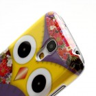 Samsung Galaxy S4 Mini dėklas - Pelėdžiukas, violetinis