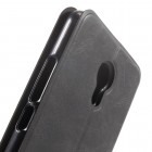 „Mofi“ Vintage serijos Meizu m3 note juodas odinis atverčiamas dėklas