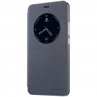 Meizu m3 note pilkas odinis atverčiamas Nillkin Sparkle dėklas