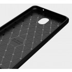 Meizu m5 note „Carbon“ kieto silikono TPU juodas dėklas - nugarėlė